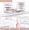 Sorbus 12 Drawers Acrylic Organizer for Makeup, Organization and Storage, Art Supplies, Jewelry, Stationary - 3 Pcs Clear Stackable Storage Drawers